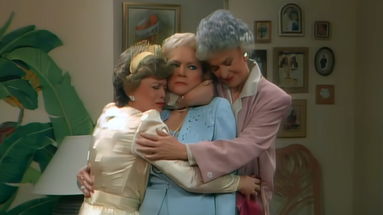 The Golden Girls cast hugging