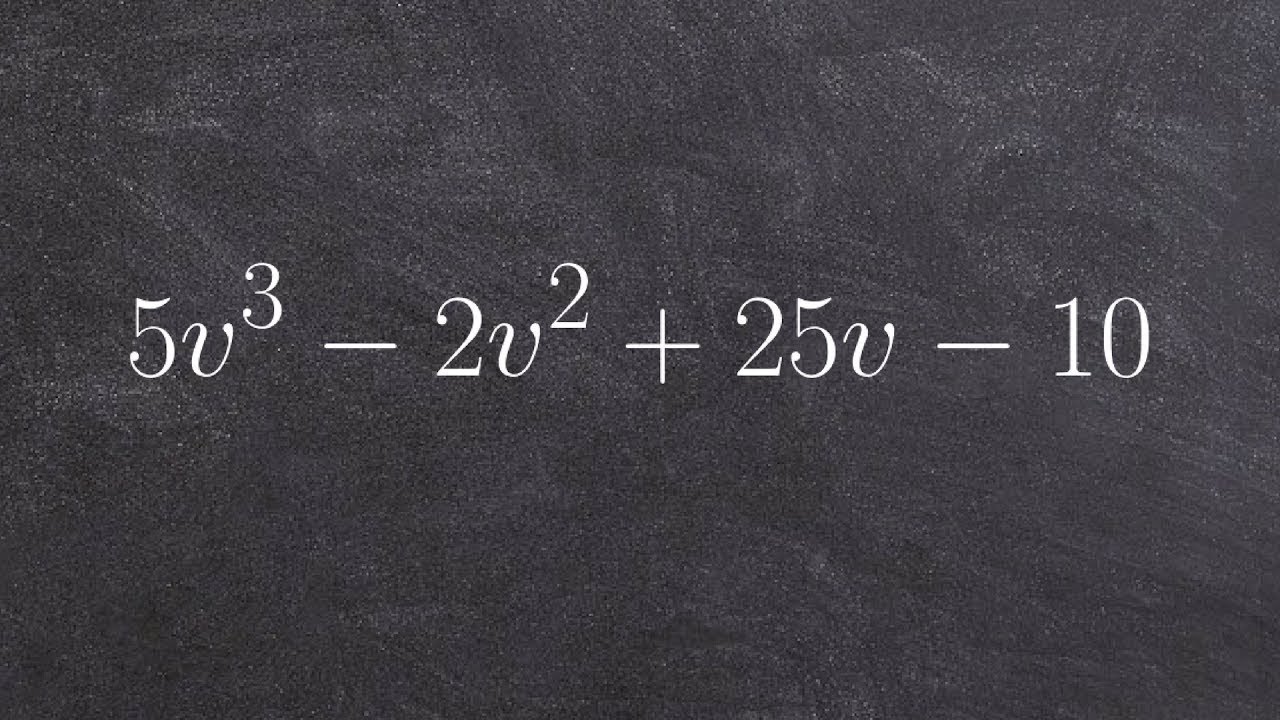 How to factor by grouping - Factor by grouping - Factoring a polynomial
