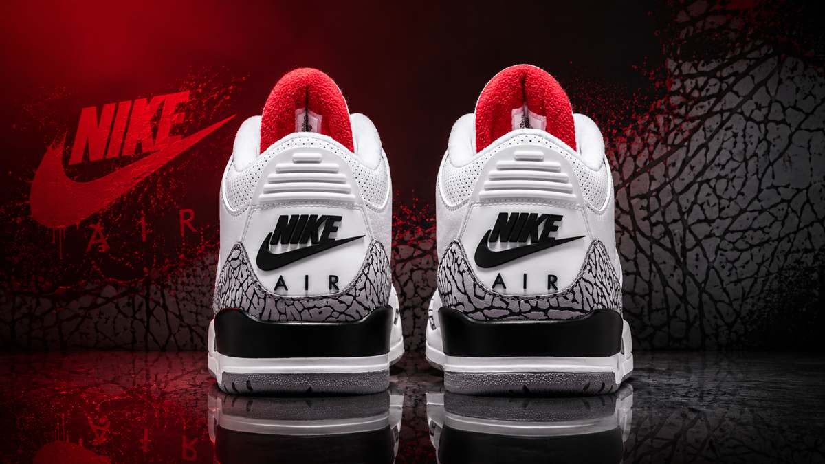 Air Jordan 3 'White Cement' - True OG returns, Nike Air heel, Fire Red accents: Release date and where to buy