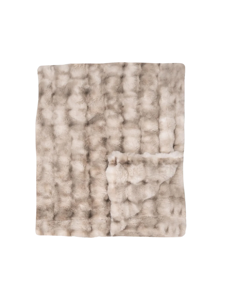 Bubble Cuddle Blanket - Walnut / Throw