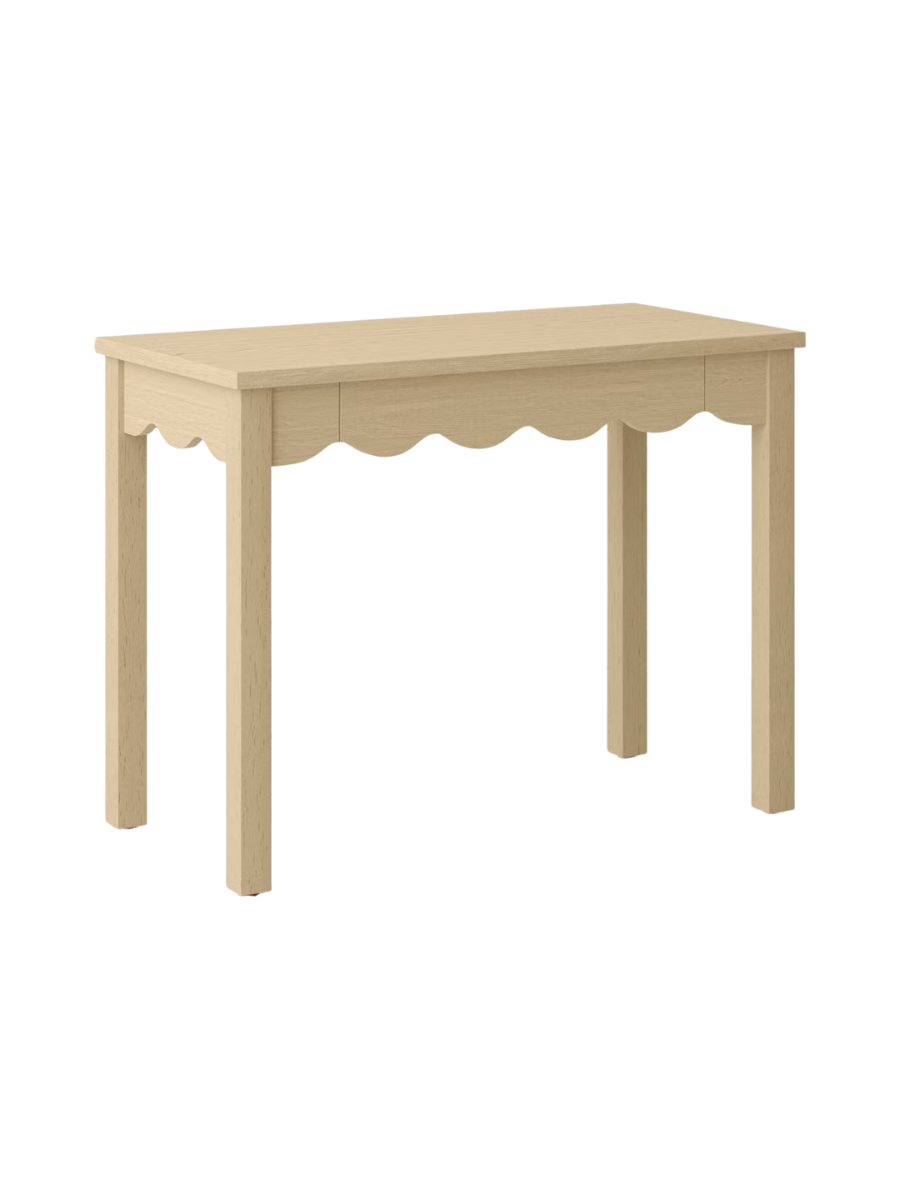 Wavy dorm room desk