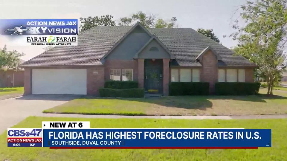 Jacksonville ranks top 10 in US cities with worst mid-year foreclosure ...