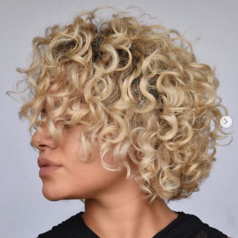 Curly Mini Bob