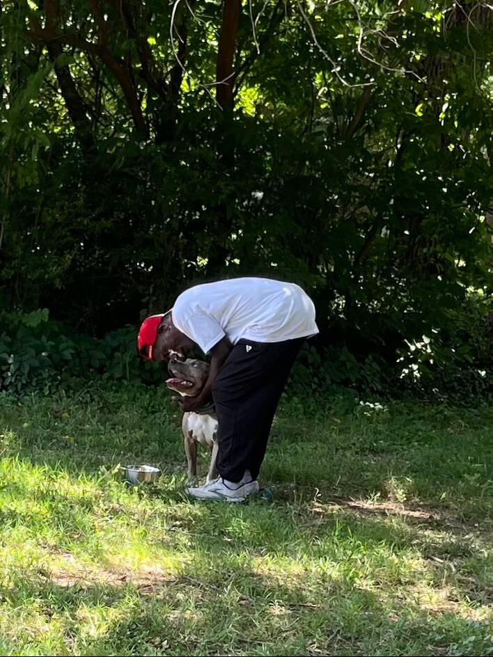 Devoted Dog Dad Sleeps Outside Vet Clinic To Get Help For His Injured Pup