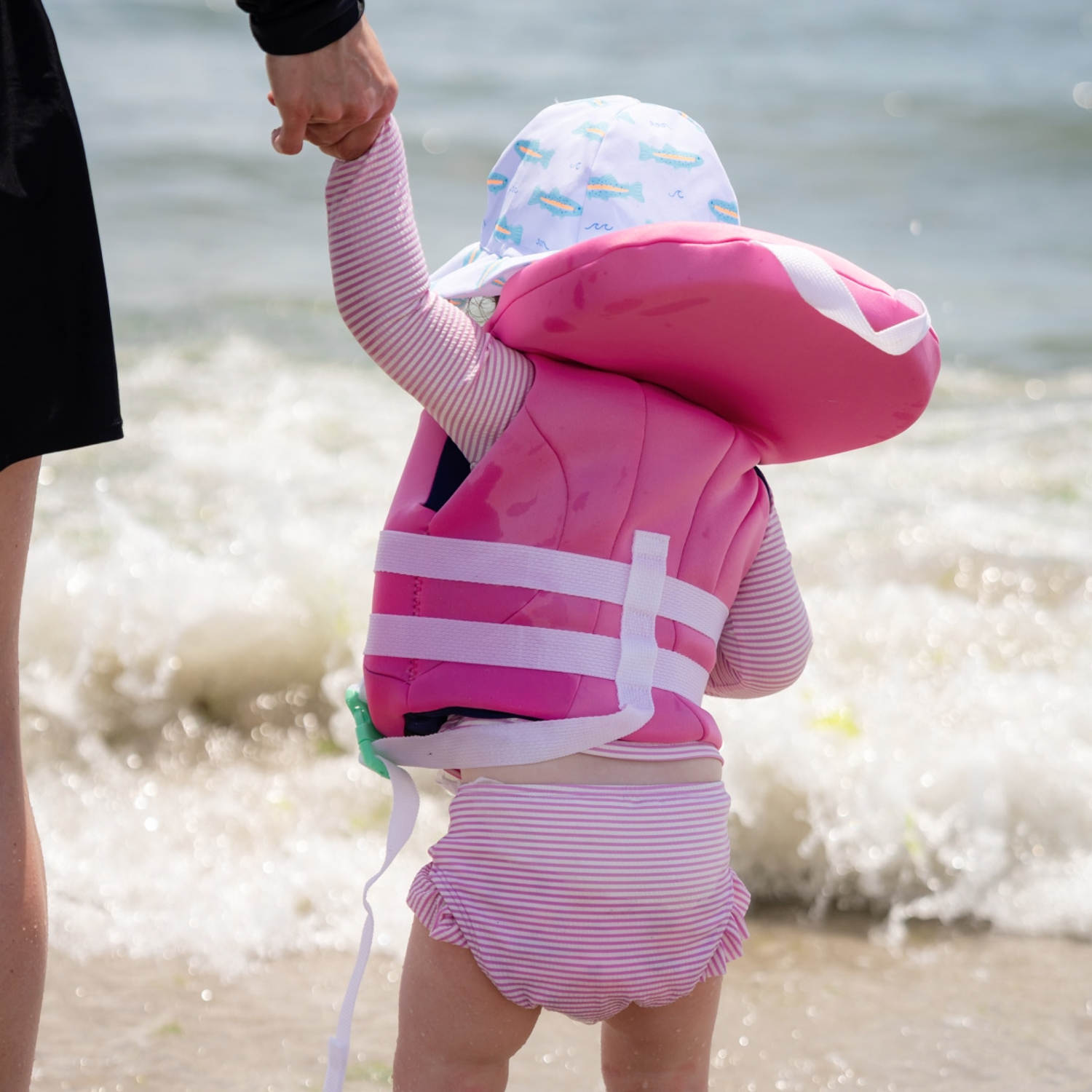 Stylish and safe, she barely noticed she had on a lift vest. (Courtesy Daniel Landesman Photography)
