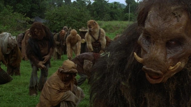 The locals on The Island of Dr. Moreau