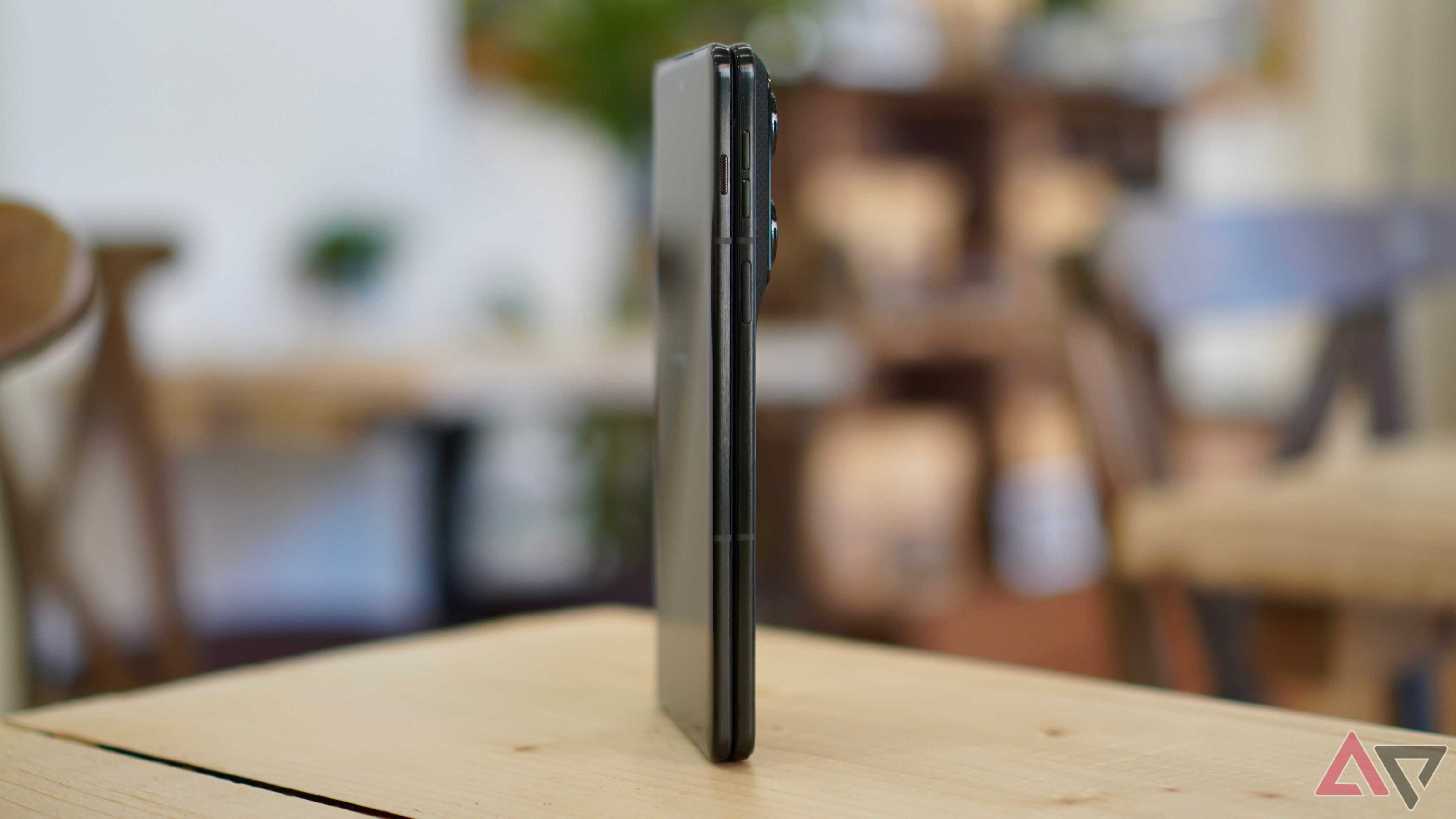 The side of the Motorola Razr Fold