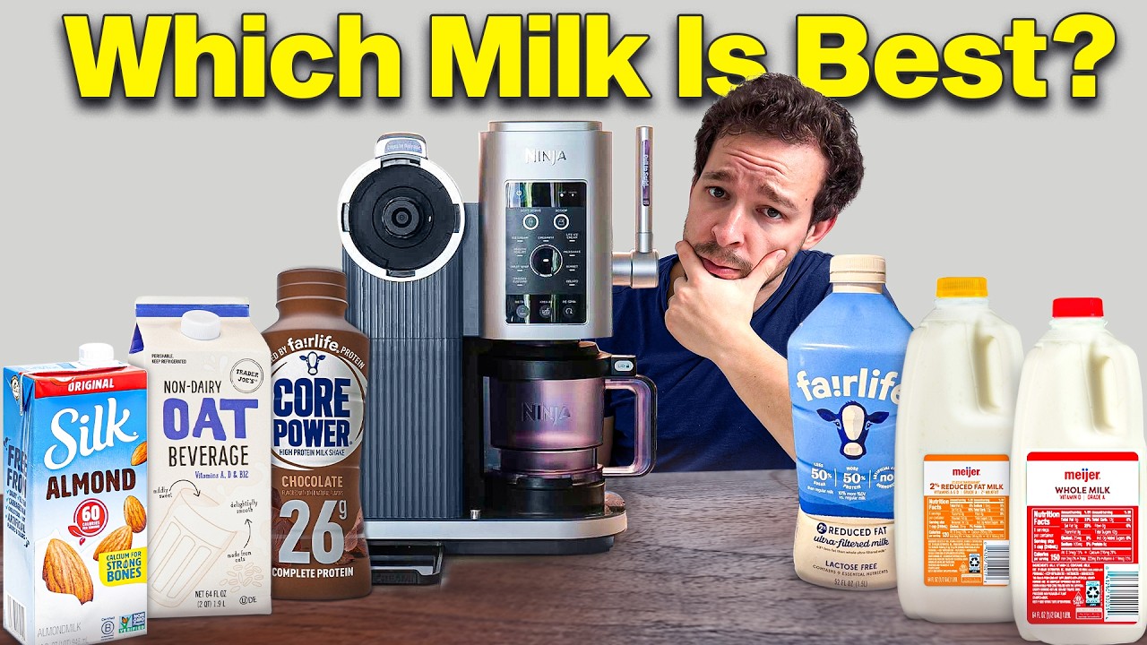 Ranking 6 milks in the Ninja Creami (taste + texture)