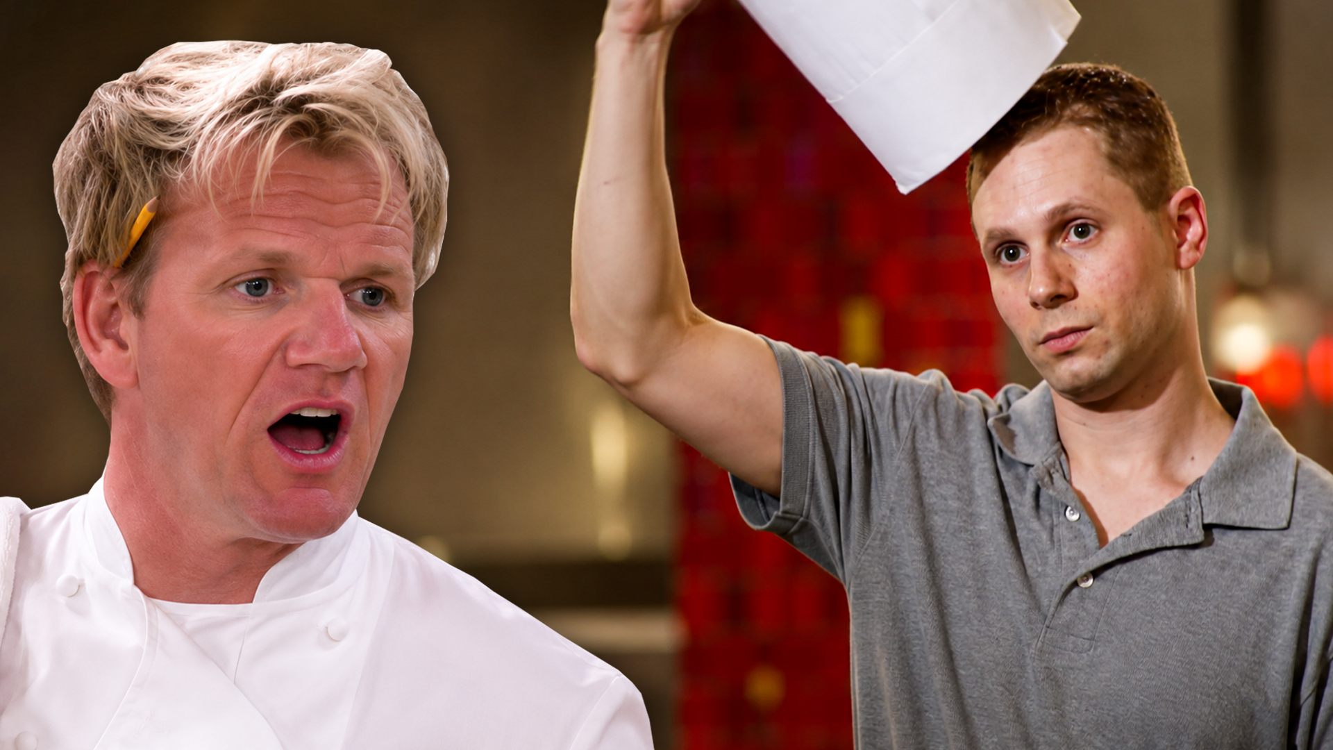 Gordon Ramsay gets furious over a chef’s giant hat and signature dish