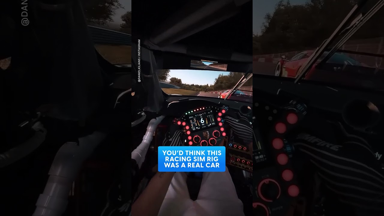 Ultra-realistic racing simulation rig looks and feels like real car
