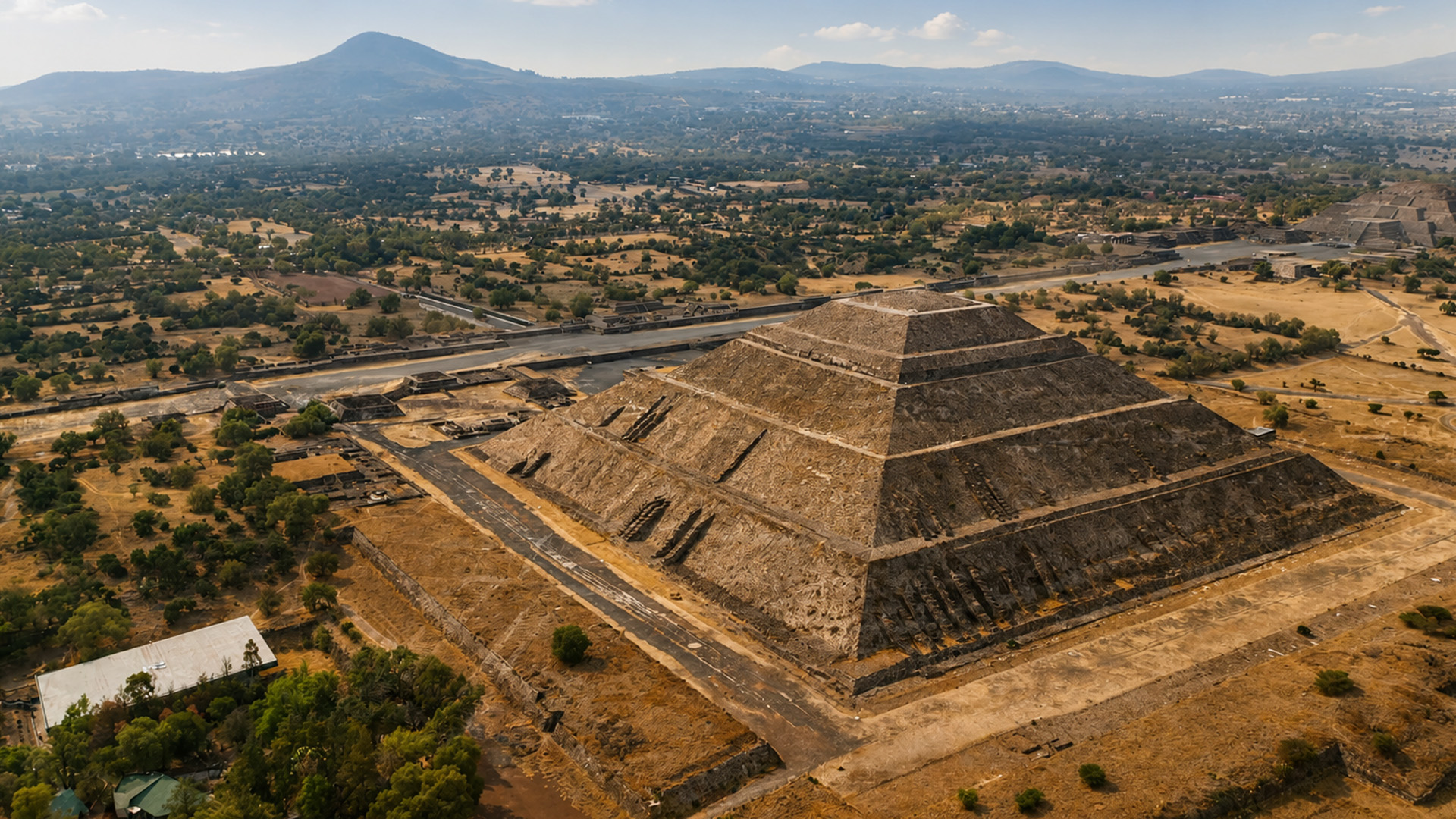 Thousands of workers built this massive structure
