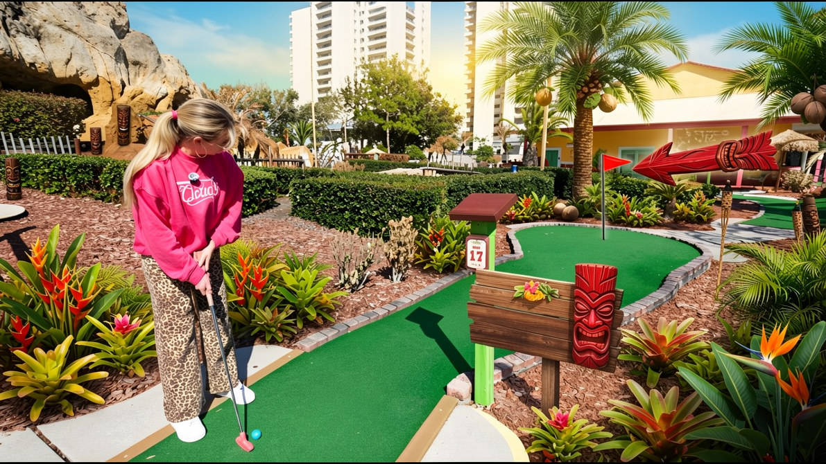 Is a hole in one at this mini golf course impossible?