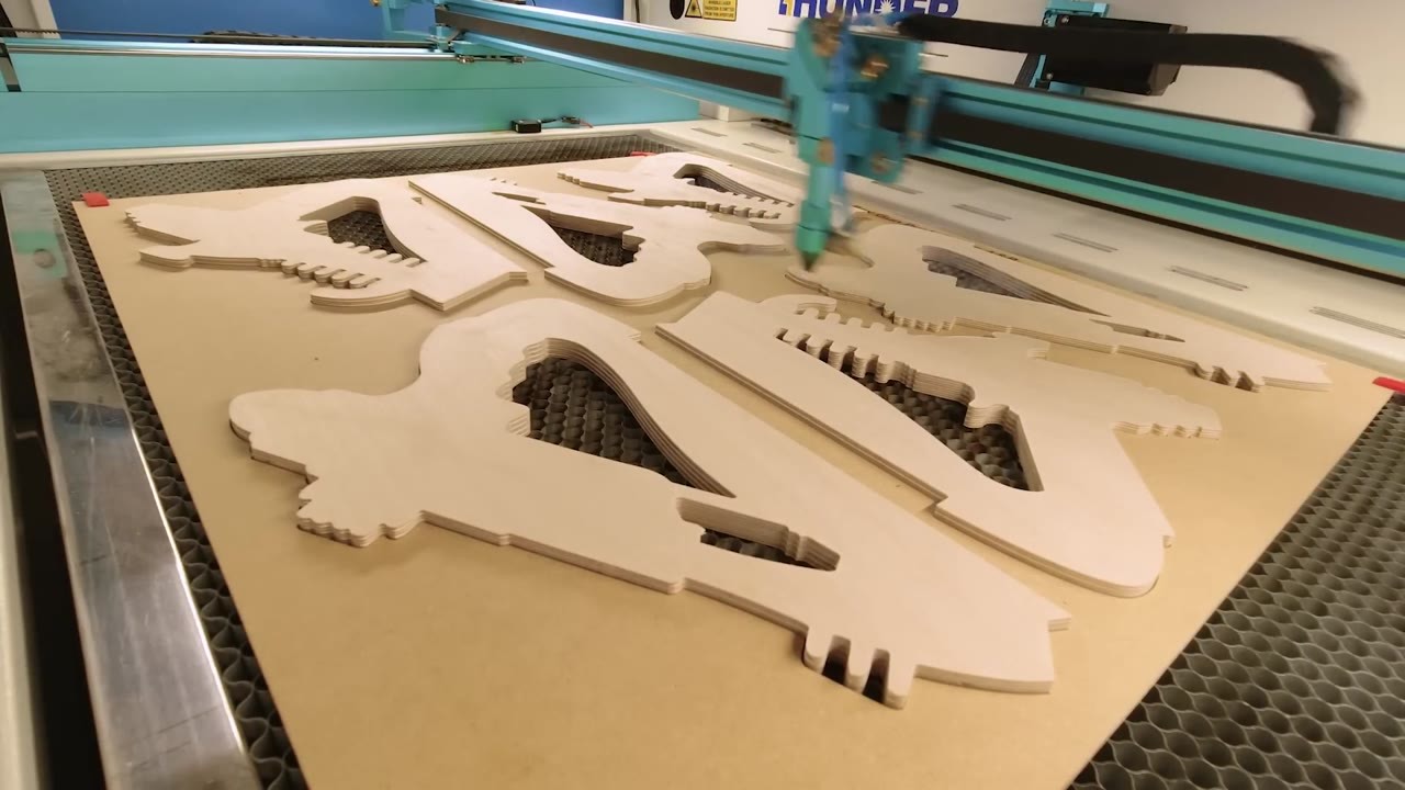 This retro space pistol is really a push stick built to save your fingers