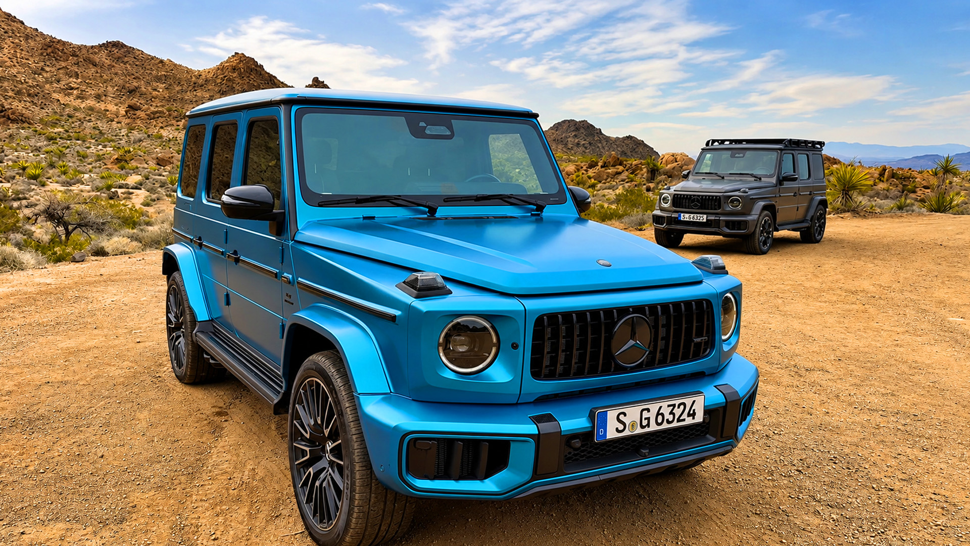 New Mercedes AMG G63 revealed in hyper blue magno