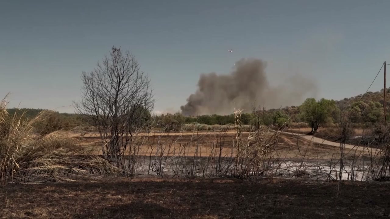 French tourism under wildfire threat, farmer mourns losses