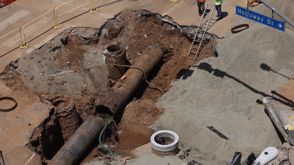 Permanent roadway restoration underway in West Hollywood months after ...