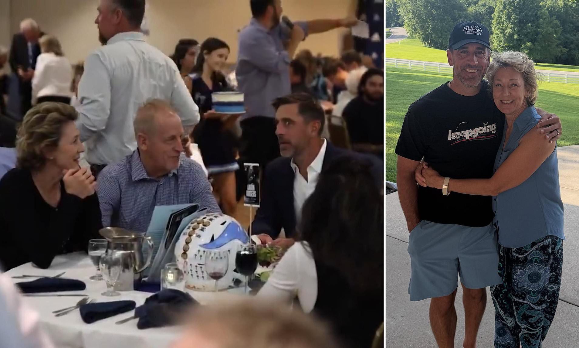 Revealed: Aaron Rodgers spotted with his estranged parents months before public reveal