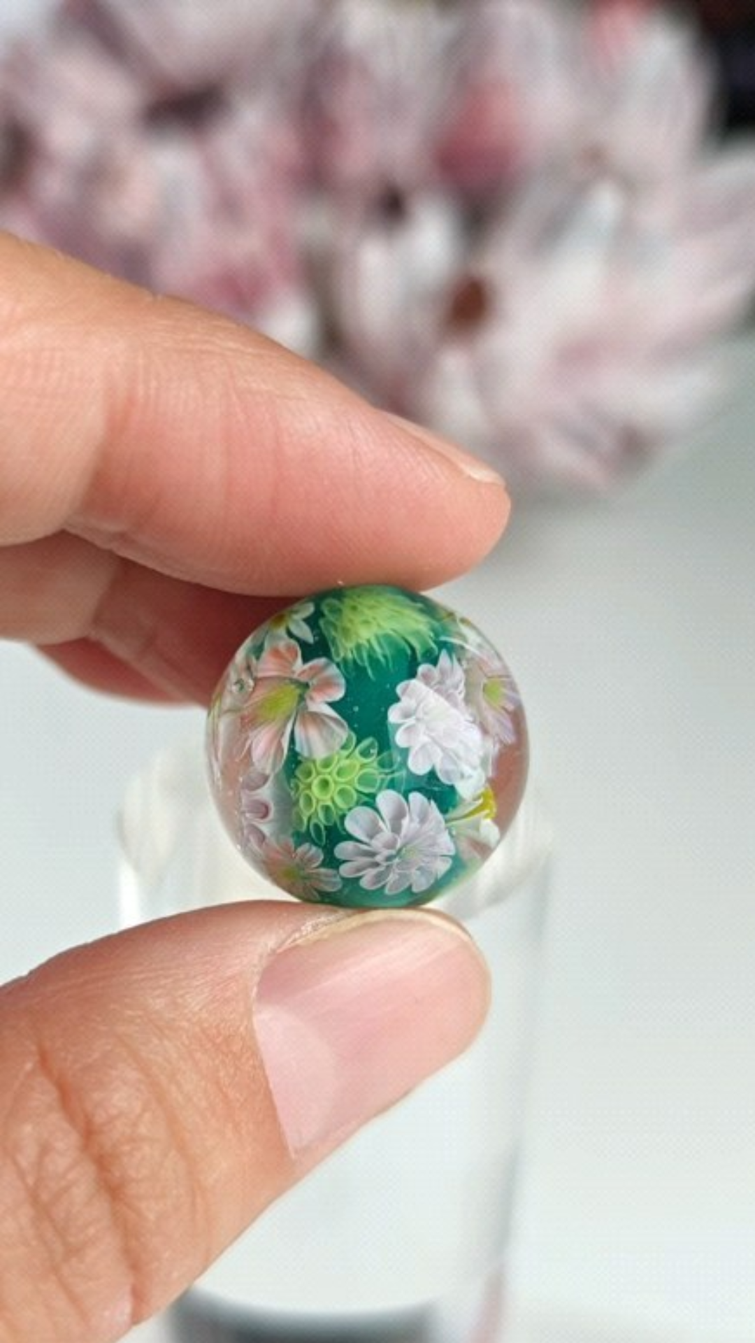 Glass bead making secrets behind beautiful flower patterns