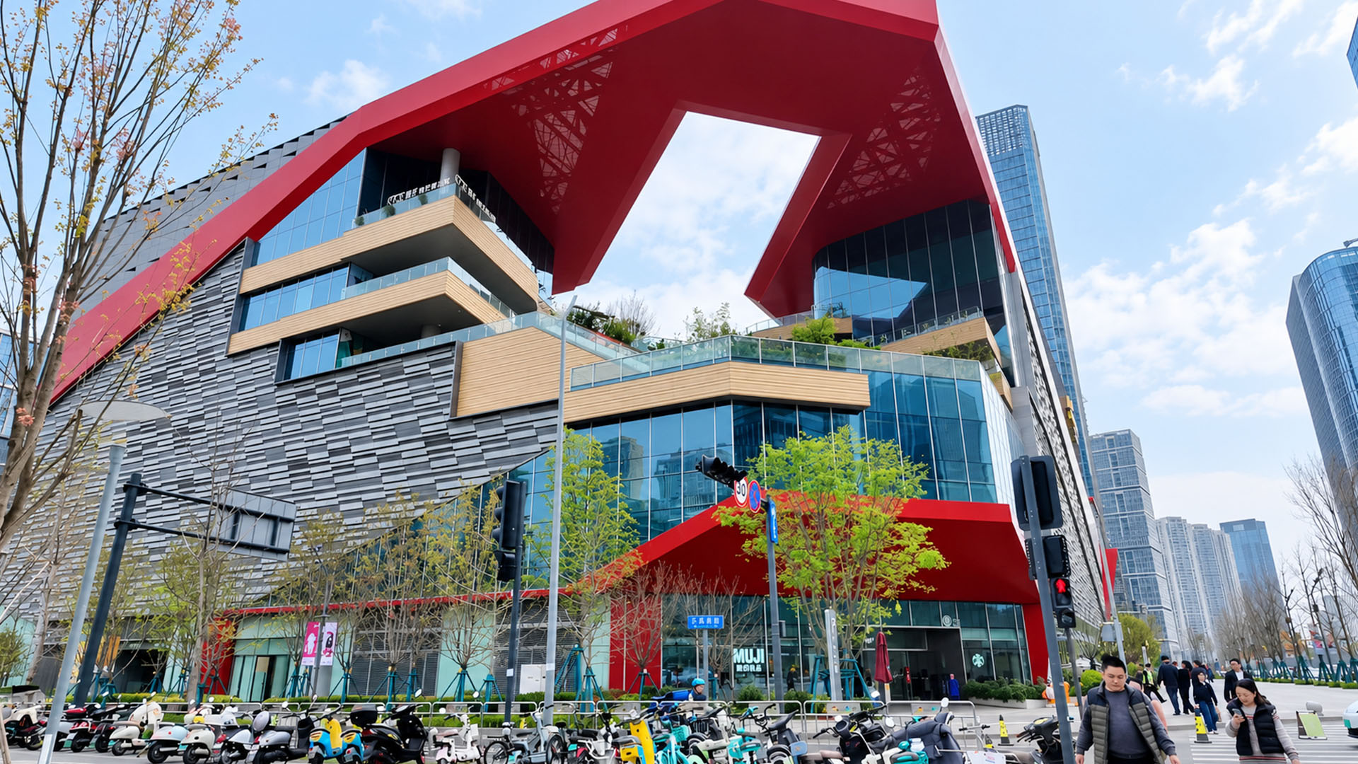 China's landmark retail complex displays innovative architecture within ...