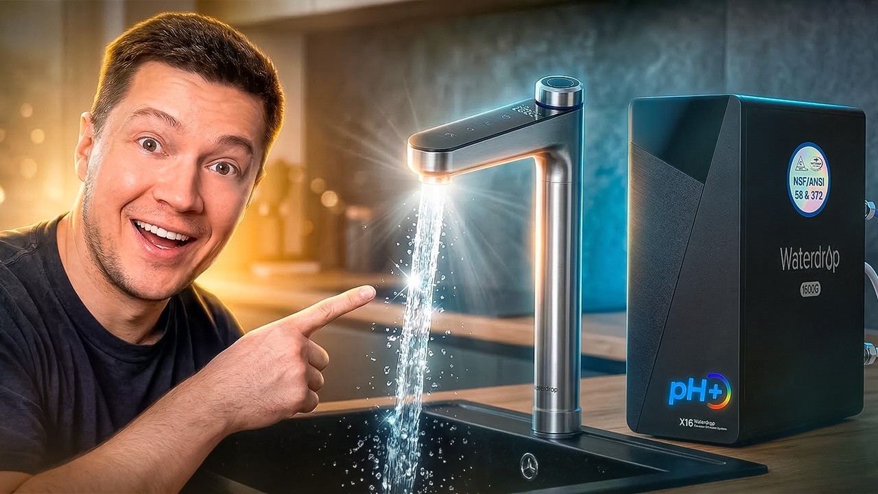 Transform your tap: Waterdrop X16 RO filter for pure, safe water at home