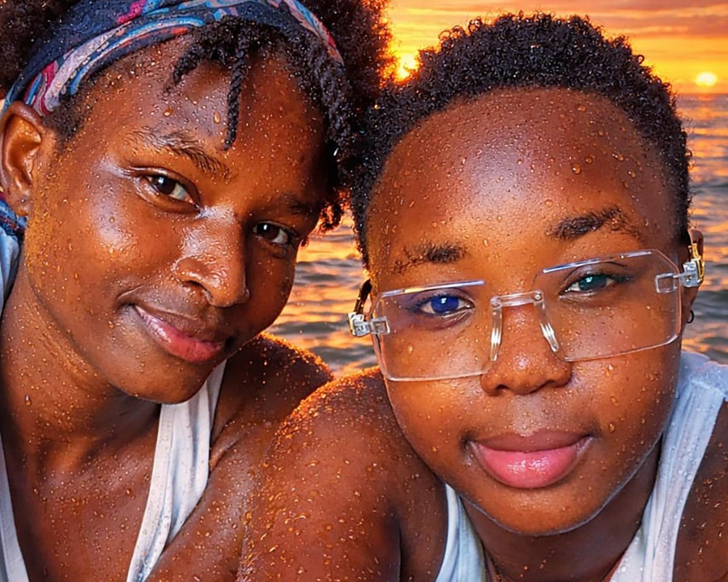 Alesi Diana Denise, left, and Wendy Faith were arrested in February. Photograph: supplied