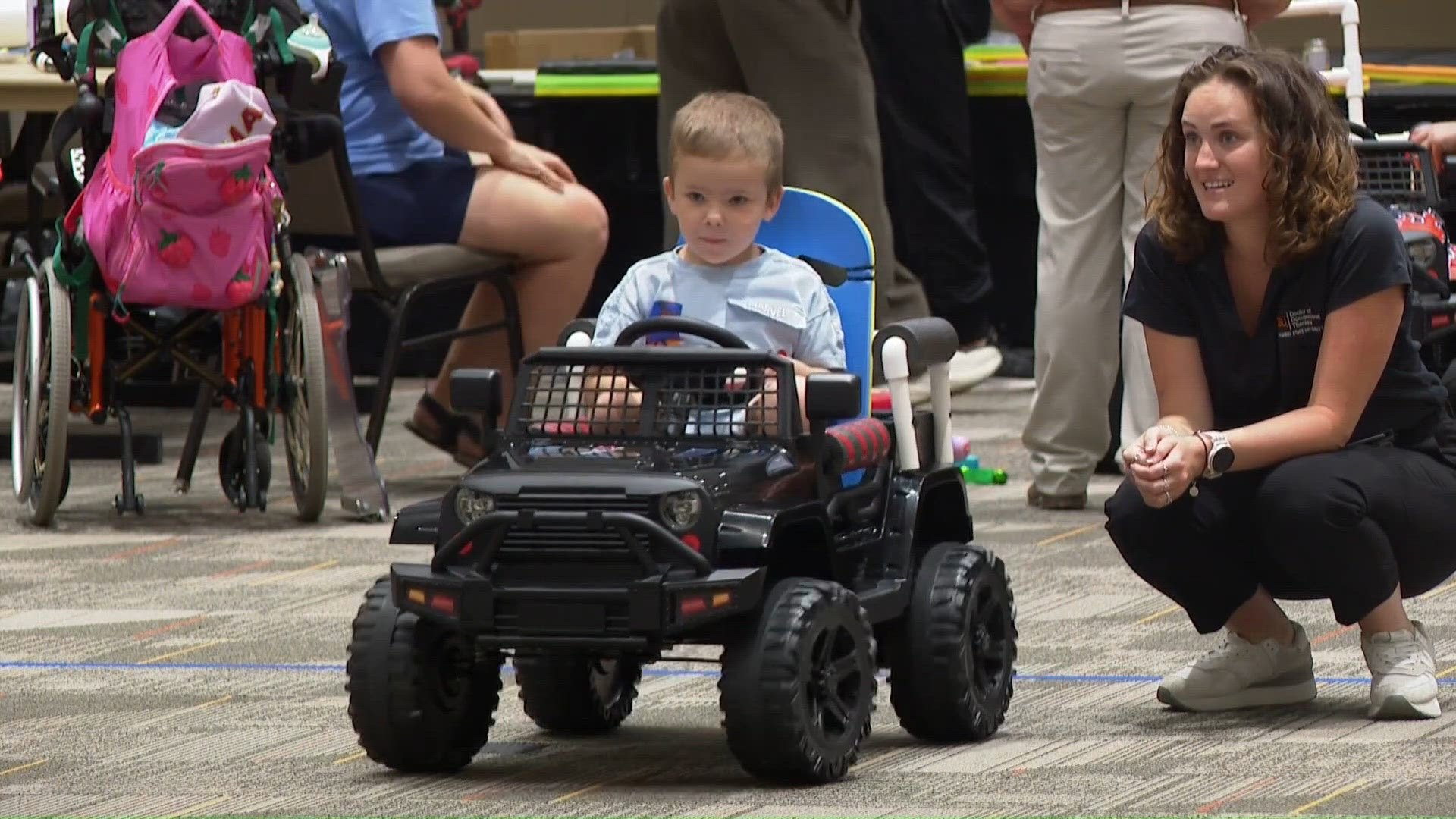 BGSU occupational therapy students modify play vehicles for children ...