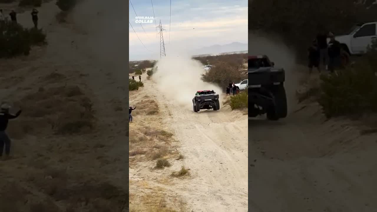 Baja suspension showed up and made bumps look unemployed