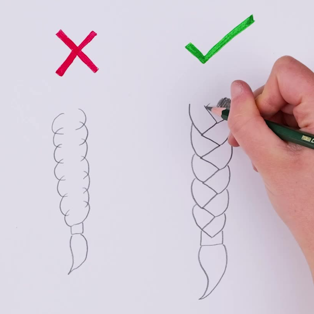 Draw braids like a pro! ️💯