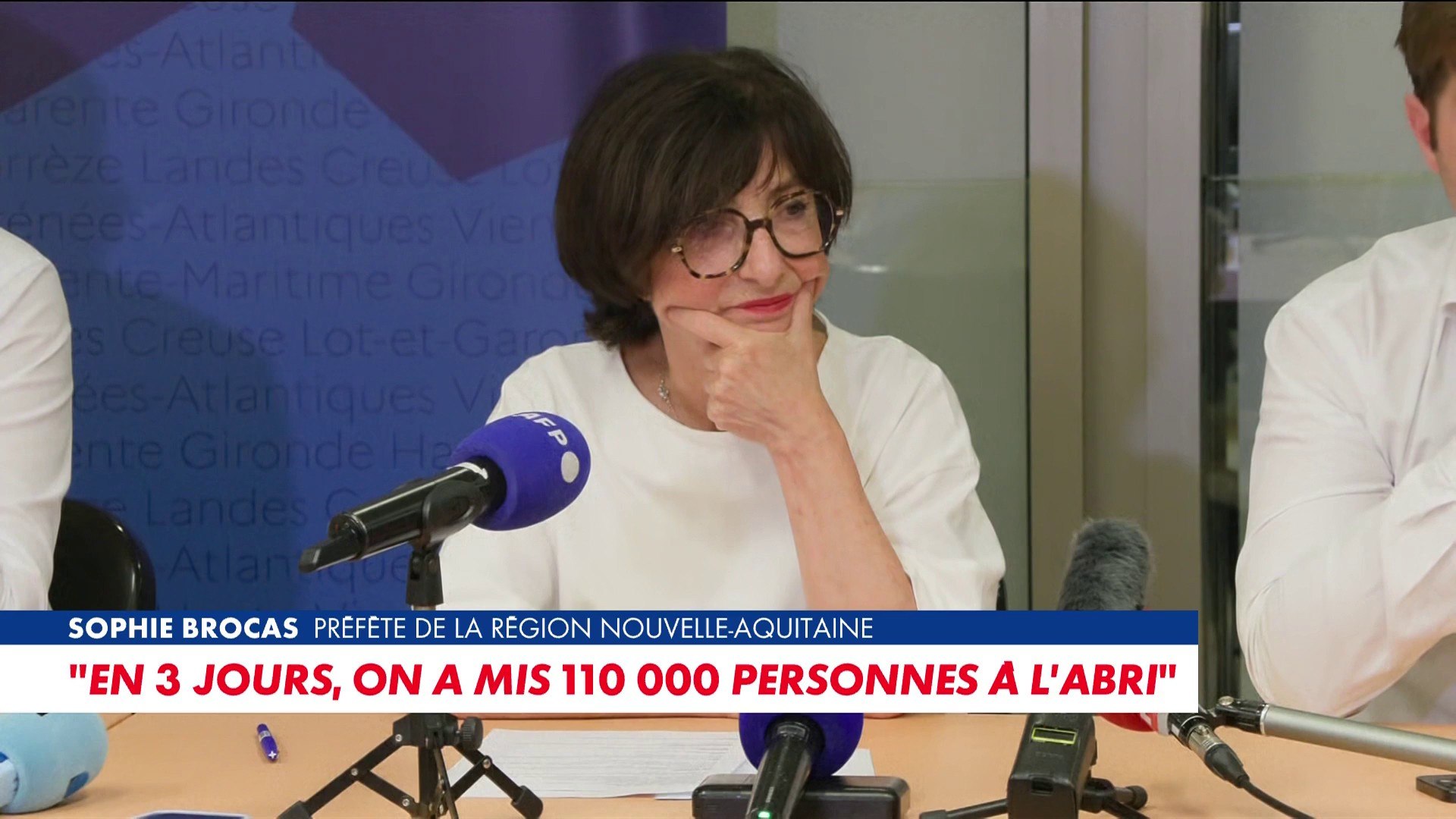 Sophie Brocas : « Depuis 3 jours, on a mis 110.000 personnes à l'abri