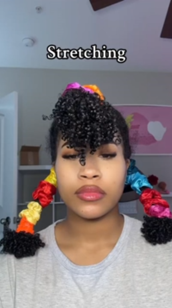 Curly hair wash day routine and common struggles