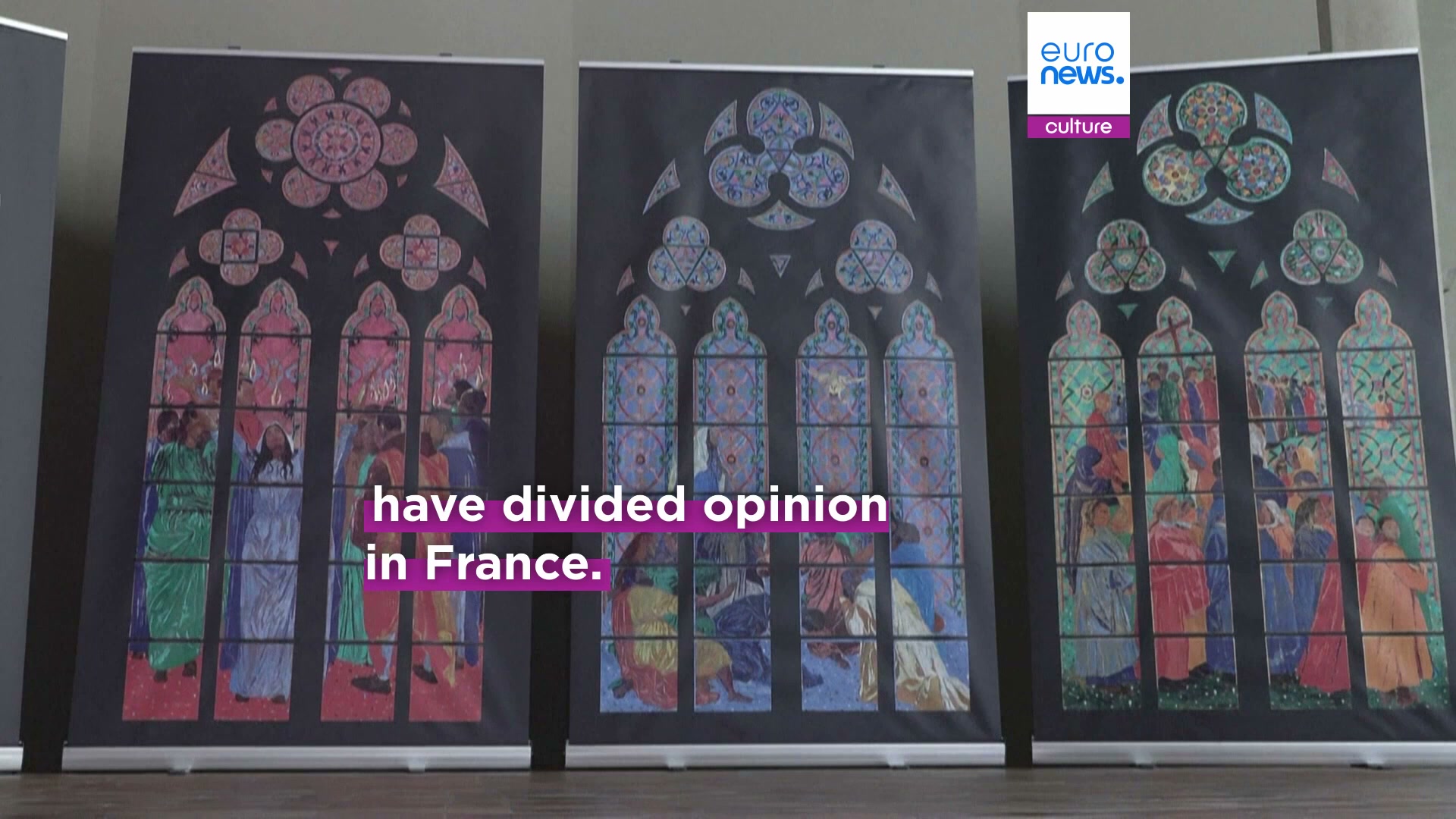 Controversial new stained-glass windows for Paris' Notre-Dame to be ...