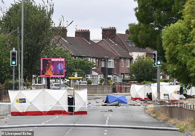 Four men in 20s killed in 2am car crash after smashing into lamppost ...