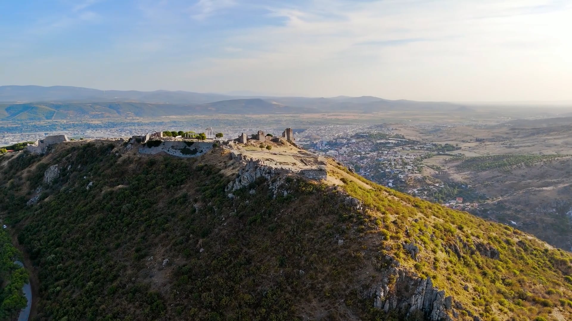 Turkey's ancient Pergamon acropolis revealed by drone