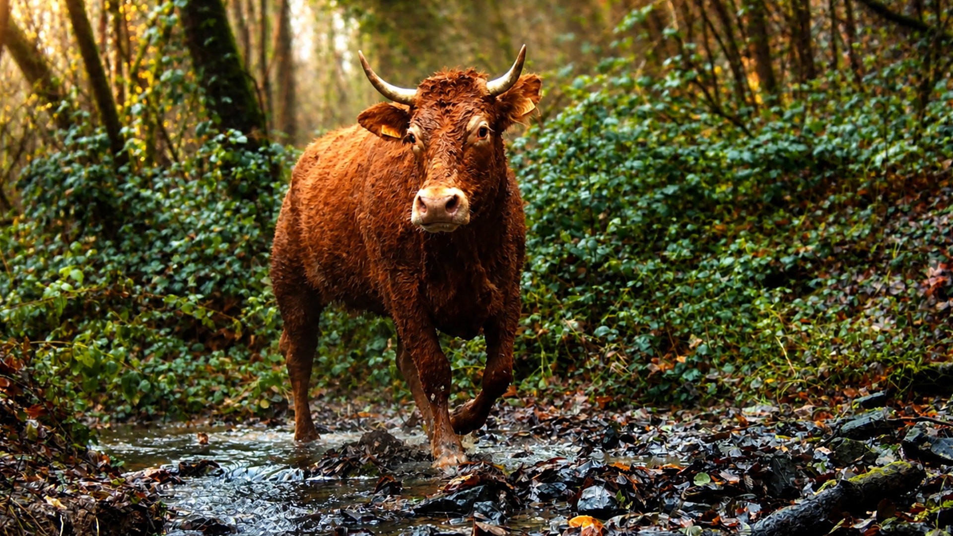 Wildlife camera captures an unexpected forest guest
