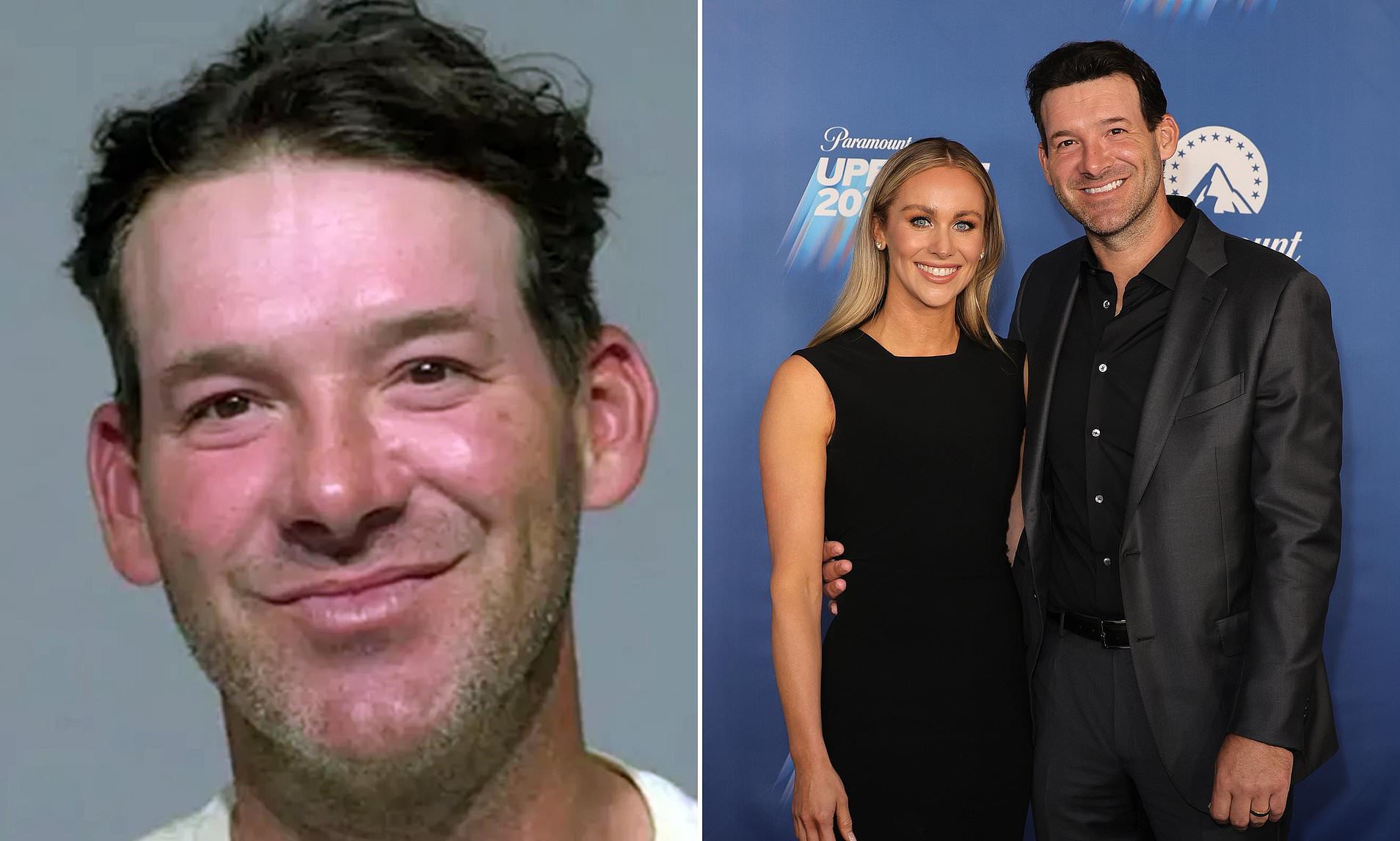 Tony Romo arrested as legendary Cowboys QB and CBS analyst smirks at camera in humiliating mugshot