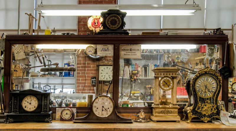 Maryland’s most fascinating clock shop is packed with antique timepieces