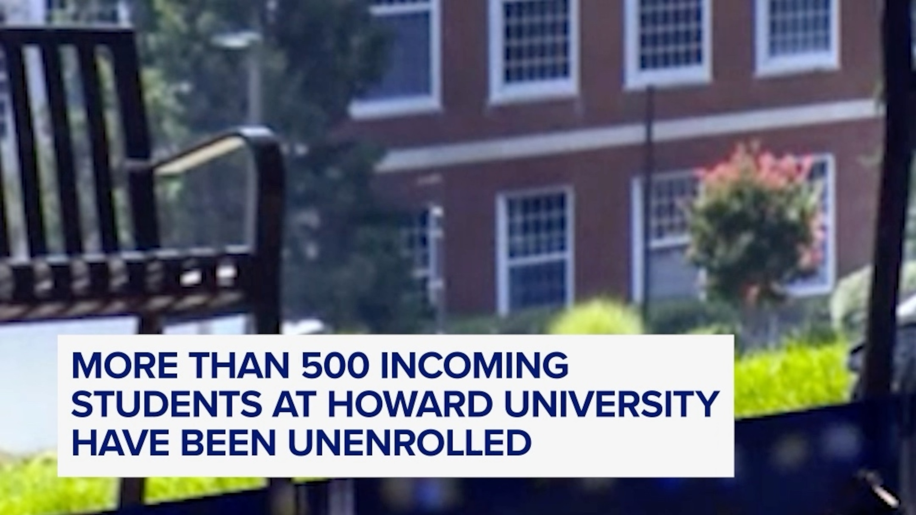 Students lose spots at Howard University over tuition payments weeks ...