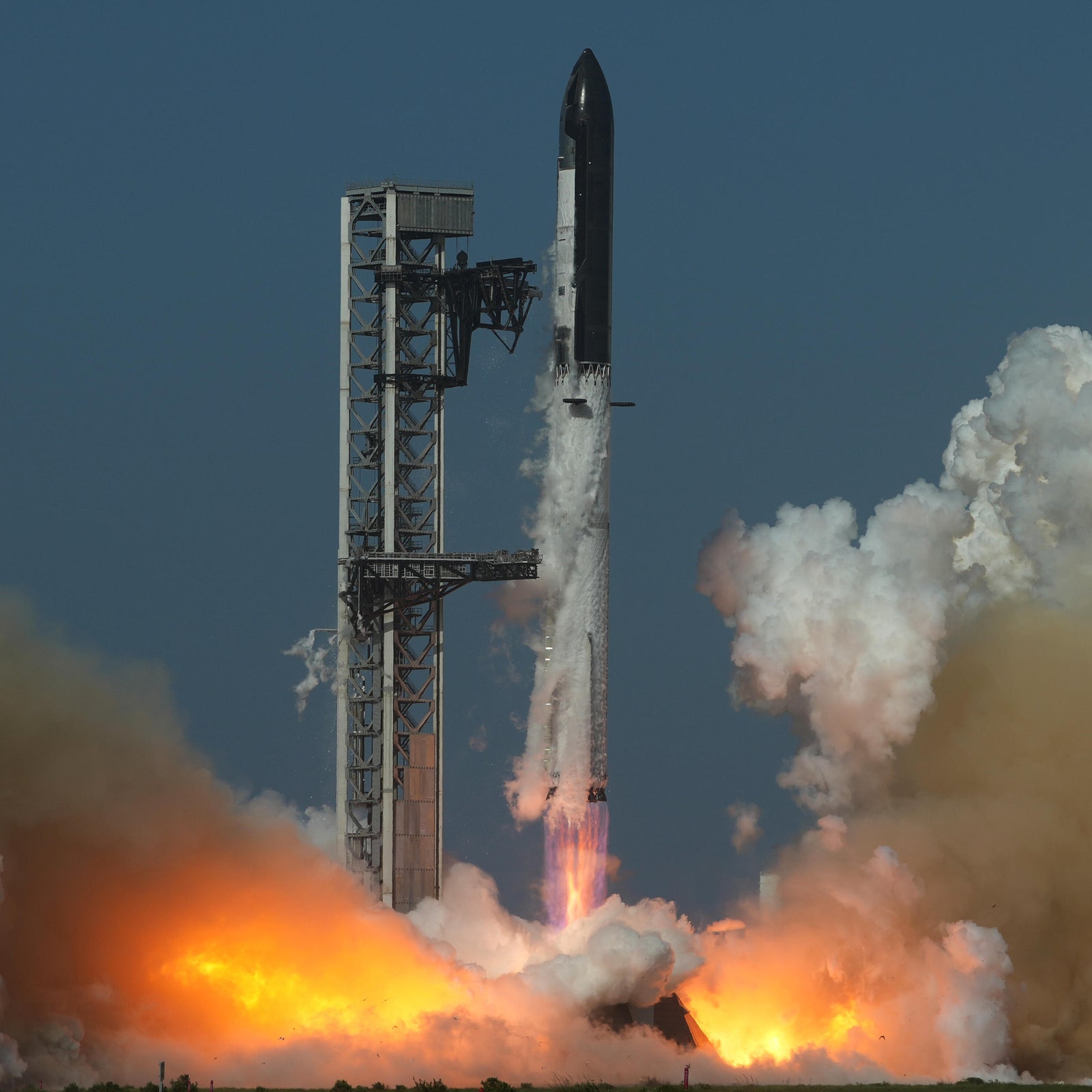 SpaceX's Super Heavy-Starship blasts off on 13th test flight
