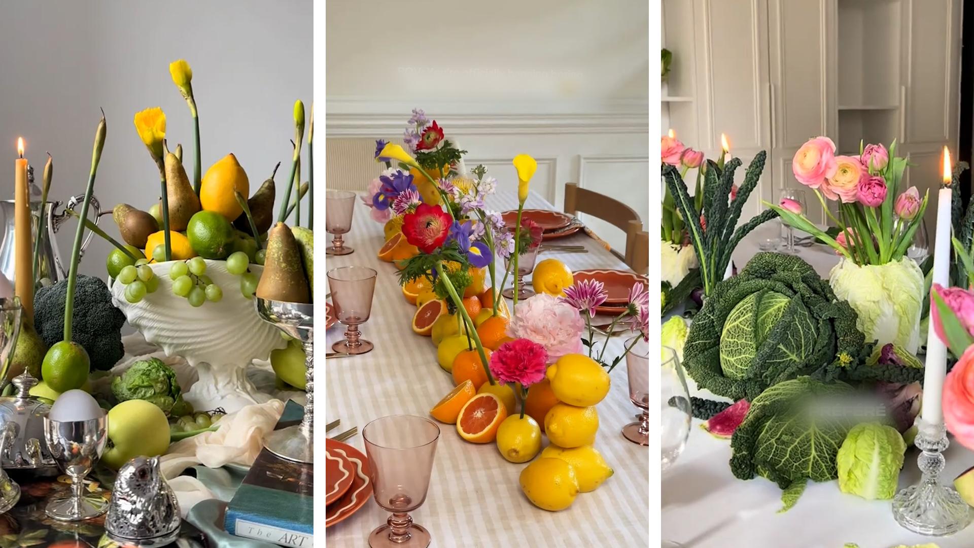 Les fruits et légumes frais sont devenus une « tendance » déco, et ce n’est pas bon signe