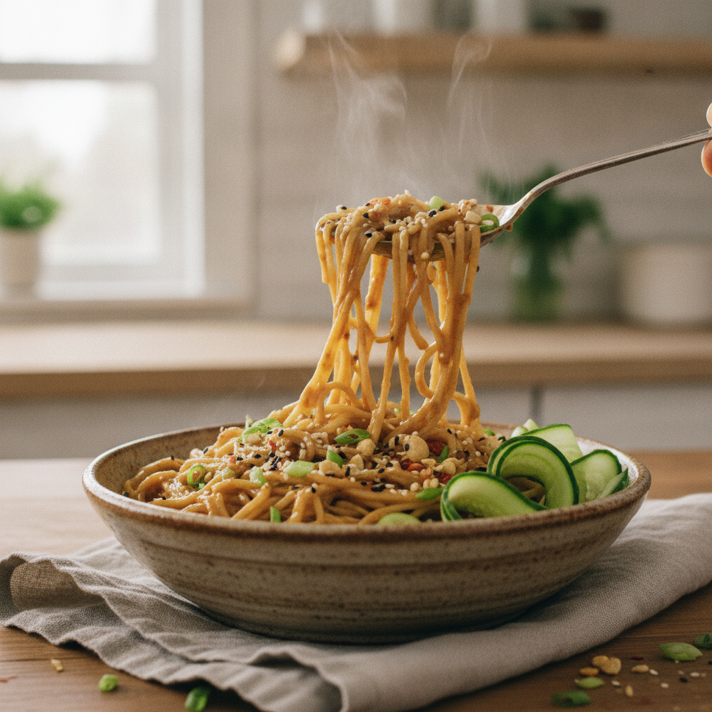 Nouilles tofu ultra-crémeuses et croustillantes : la tendance vegan qui ...