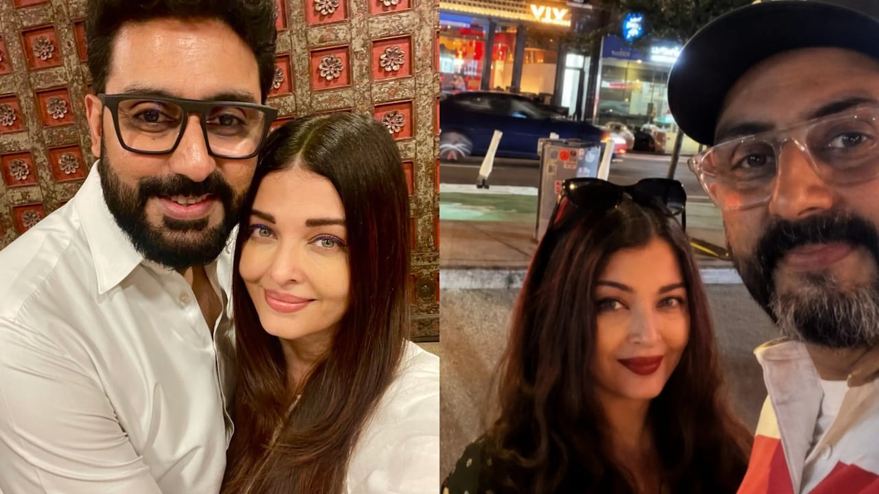 Abhishek Bachchan takes a break from King shoot, spotted with Aishwarya Rai in New York