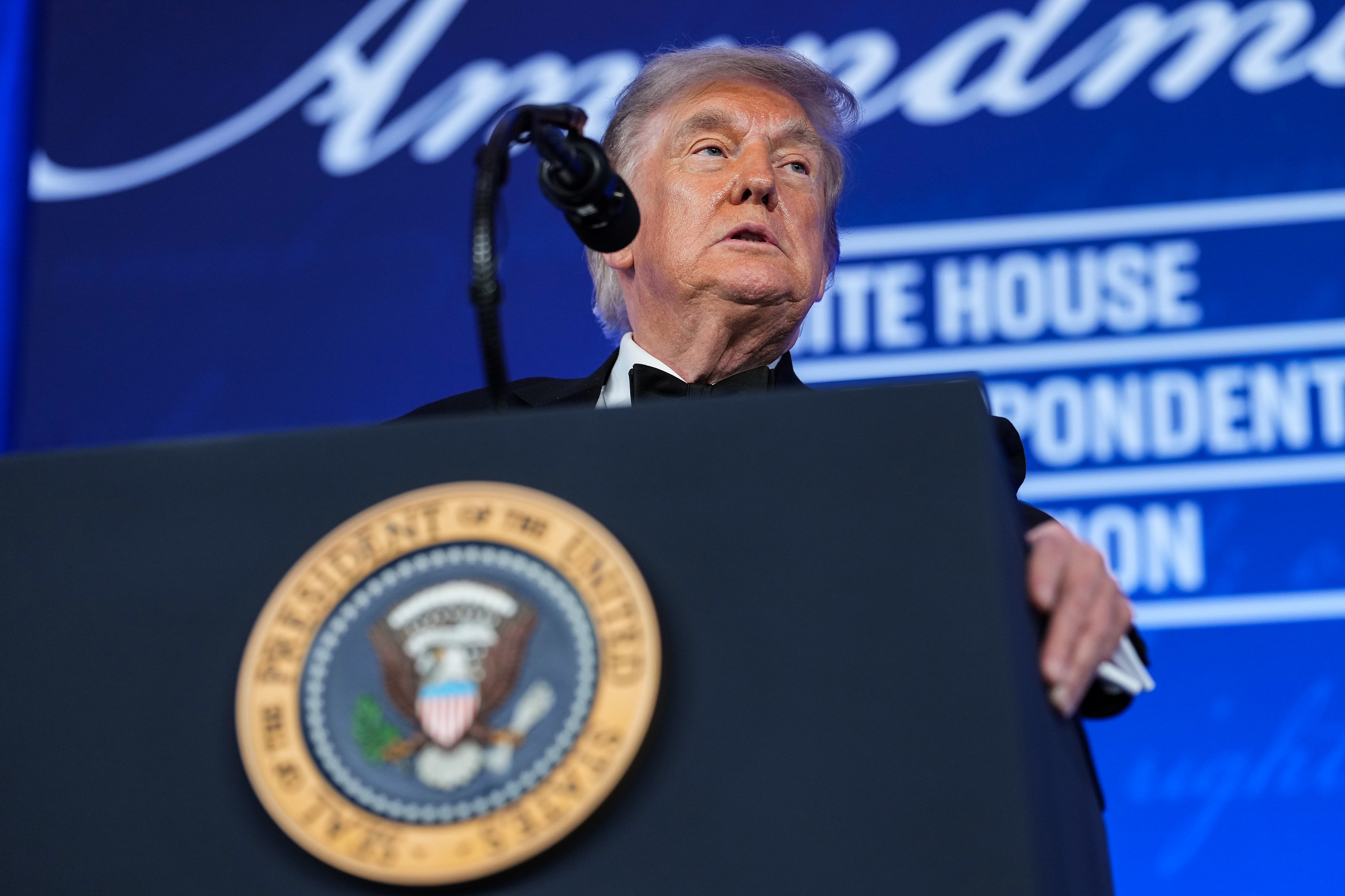 Donald Trump delivers rally-like hour of rehash in White House ...