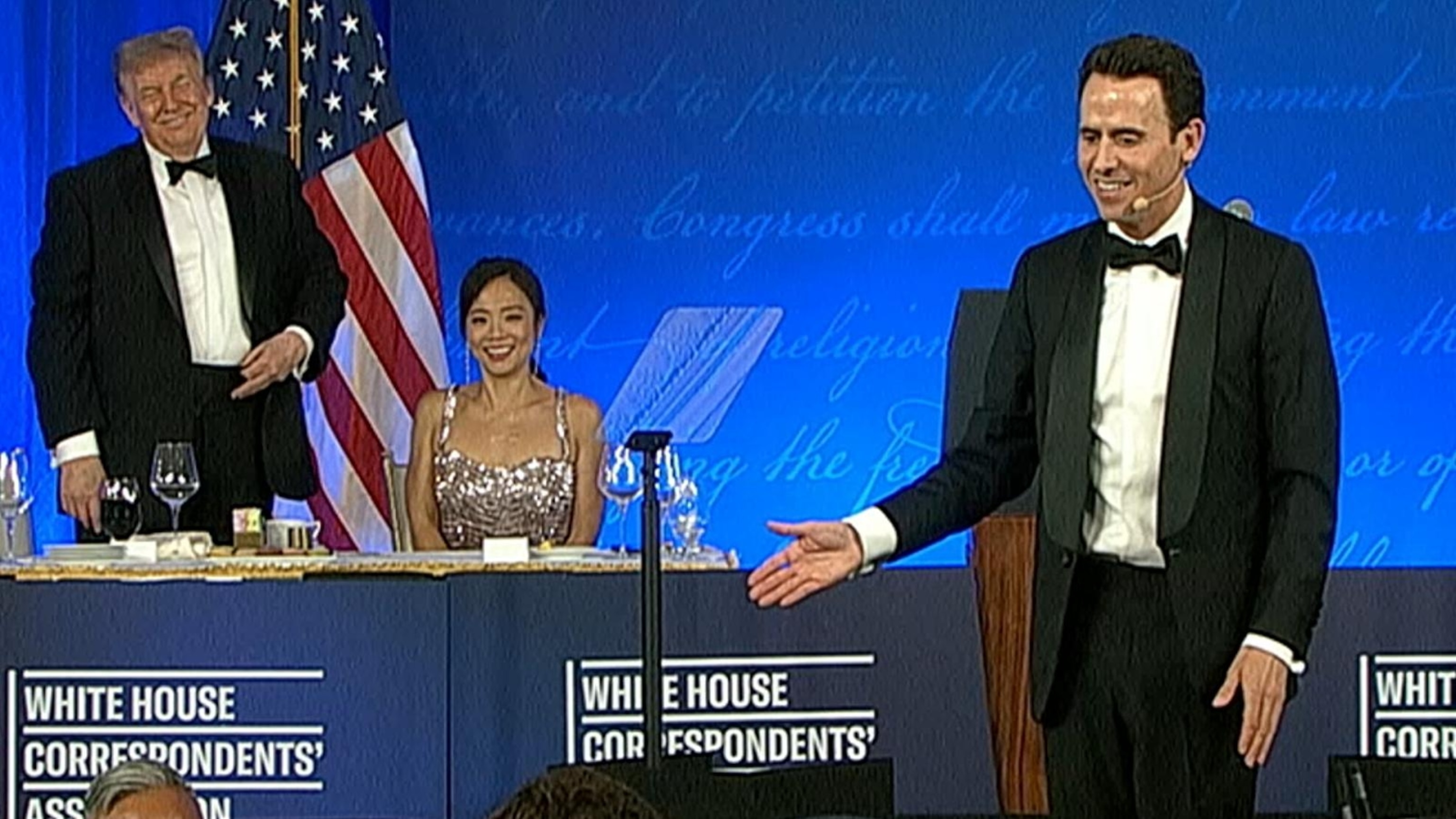Oz the mentalist performs at rescheduled WH correspondents' dinner