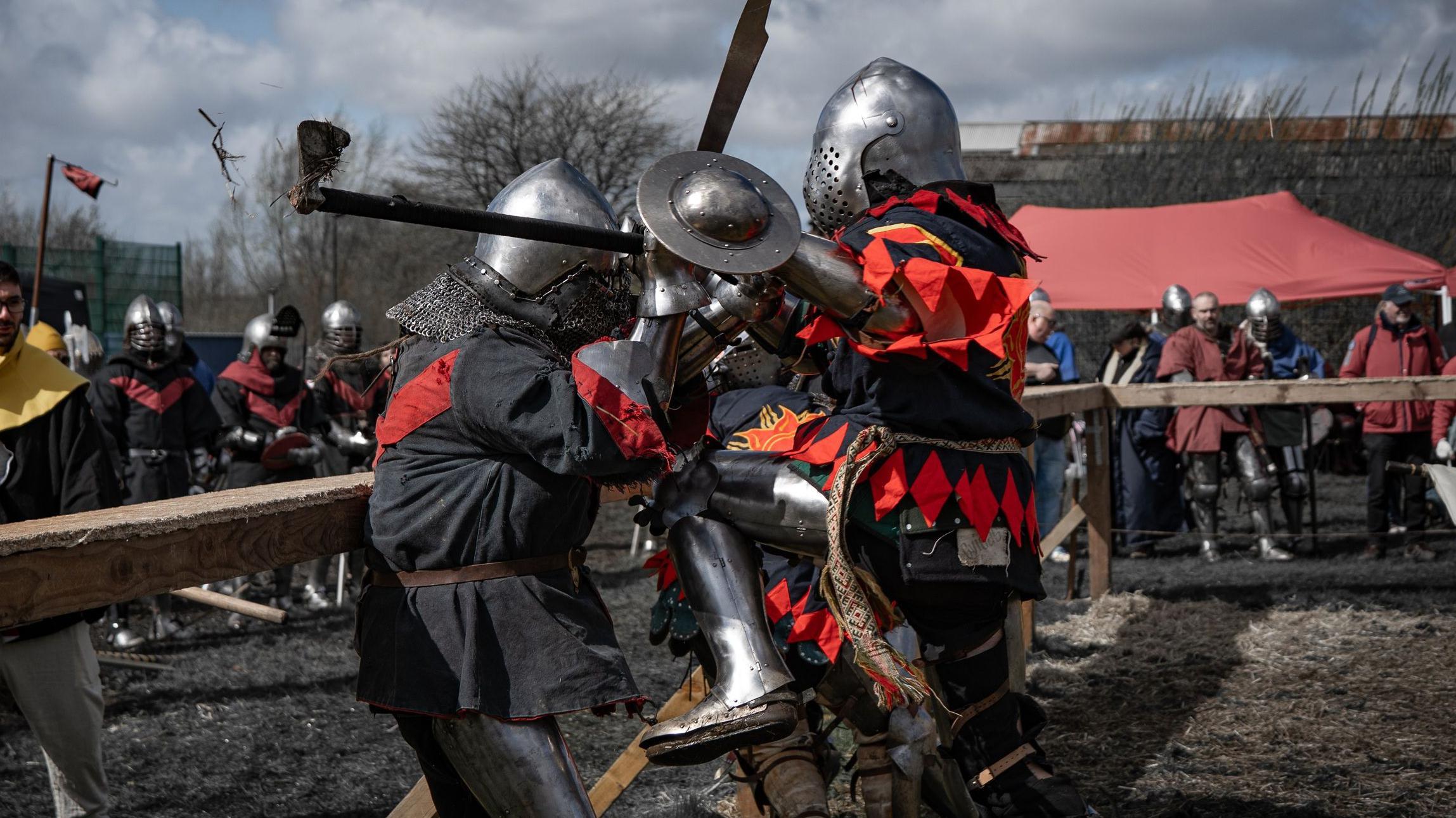 Armoured combat club runs first home tournament