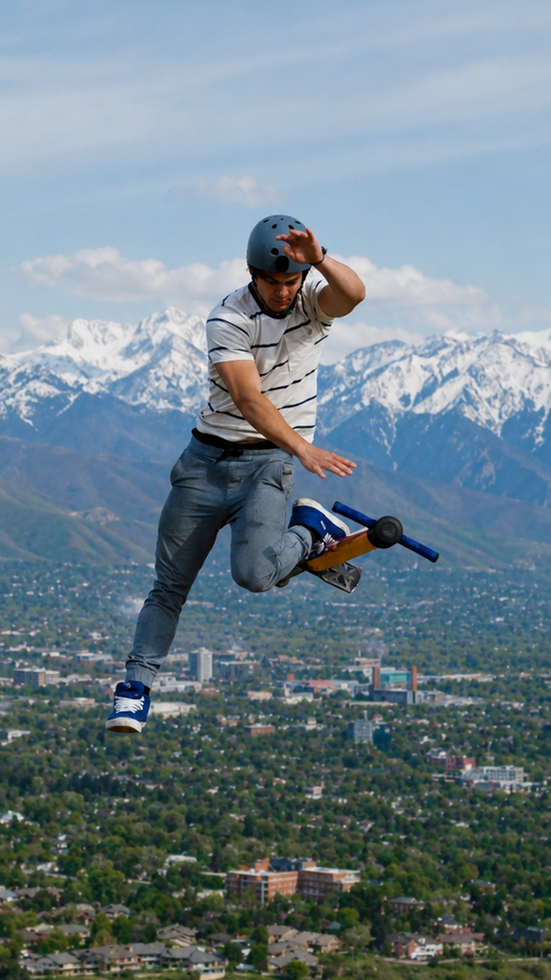 Incredible pogo stick tricks across the country