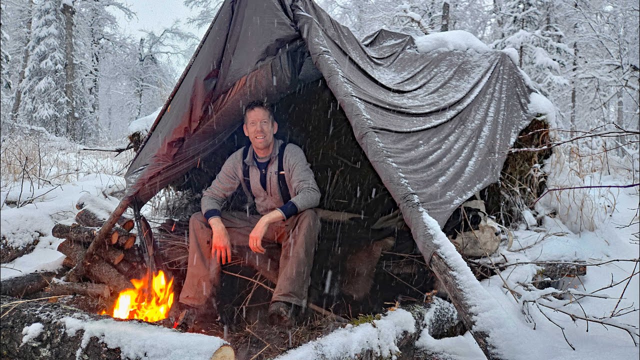 Building a shelter in a snowstorm: my adventure