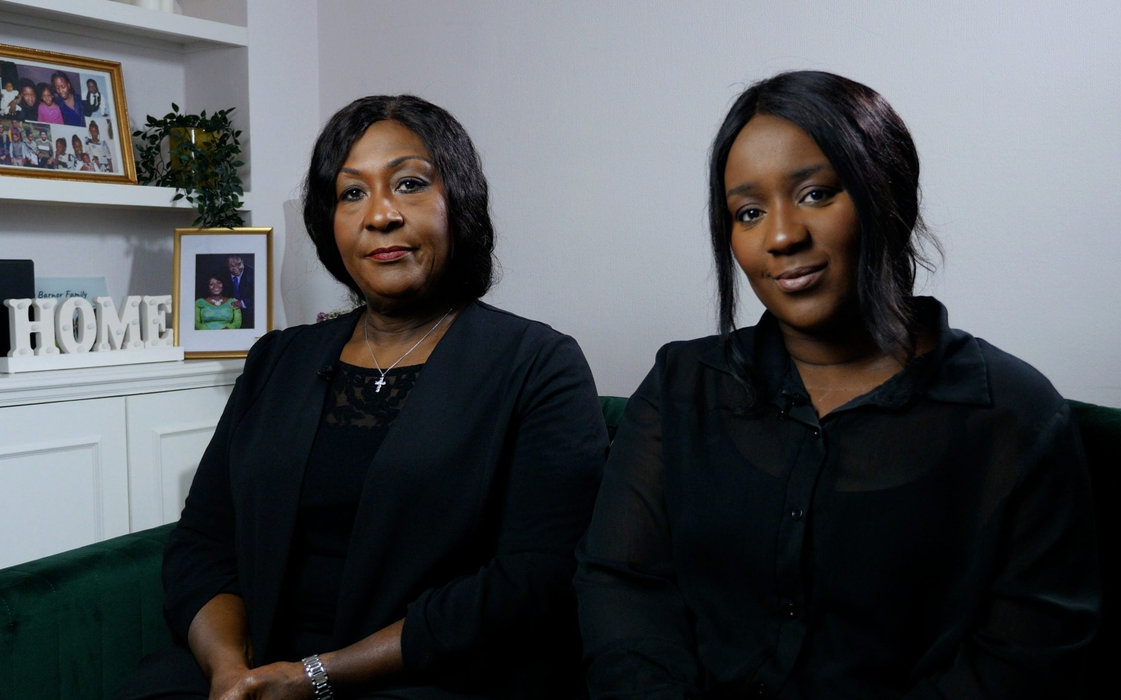 Barnor’s widow Olive Barnor (left) and daughter Lesley Barnor Townsend