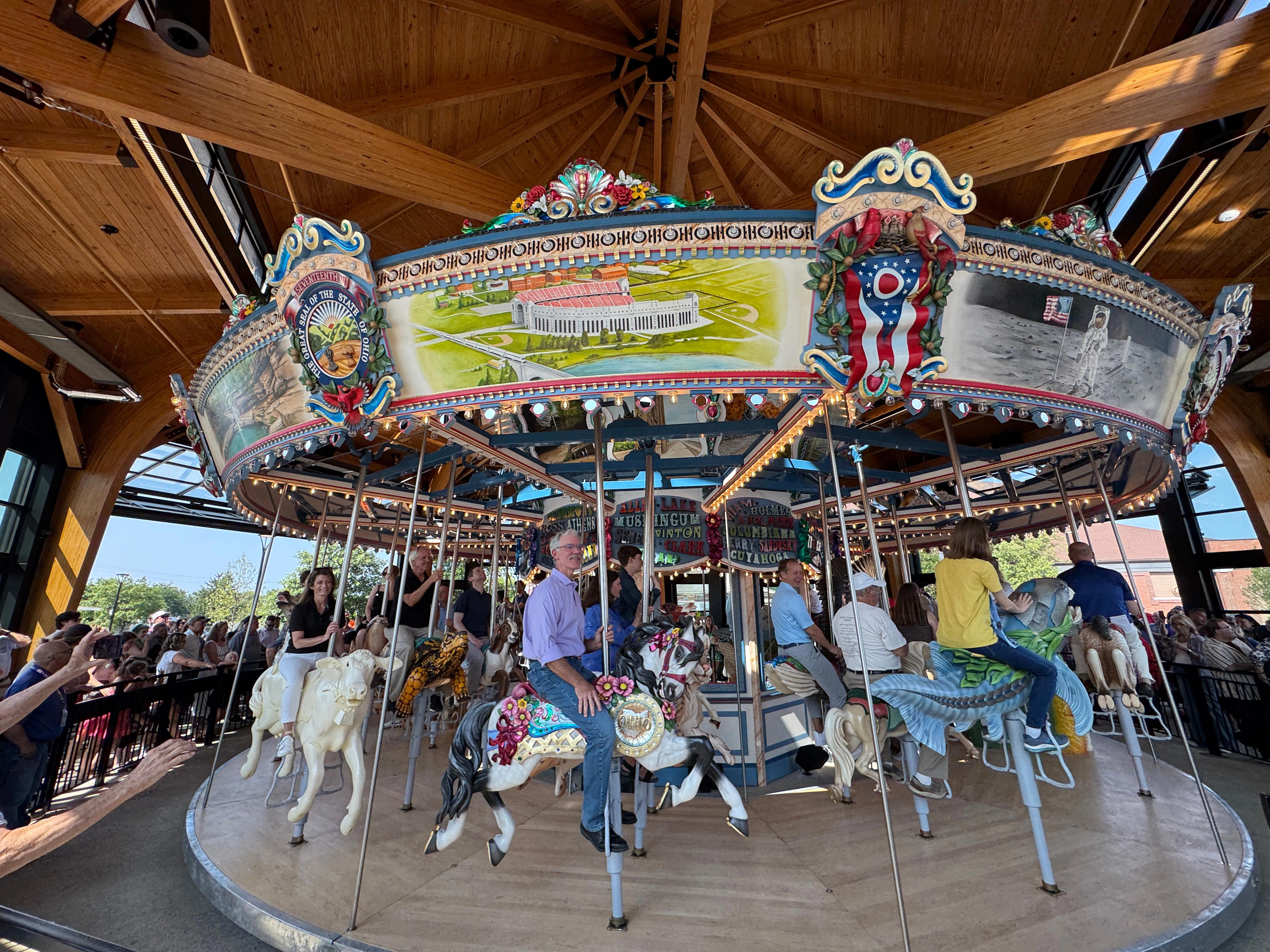 Ohio State Fair unveils carousel DeWine calls 'love letter to Ohio'