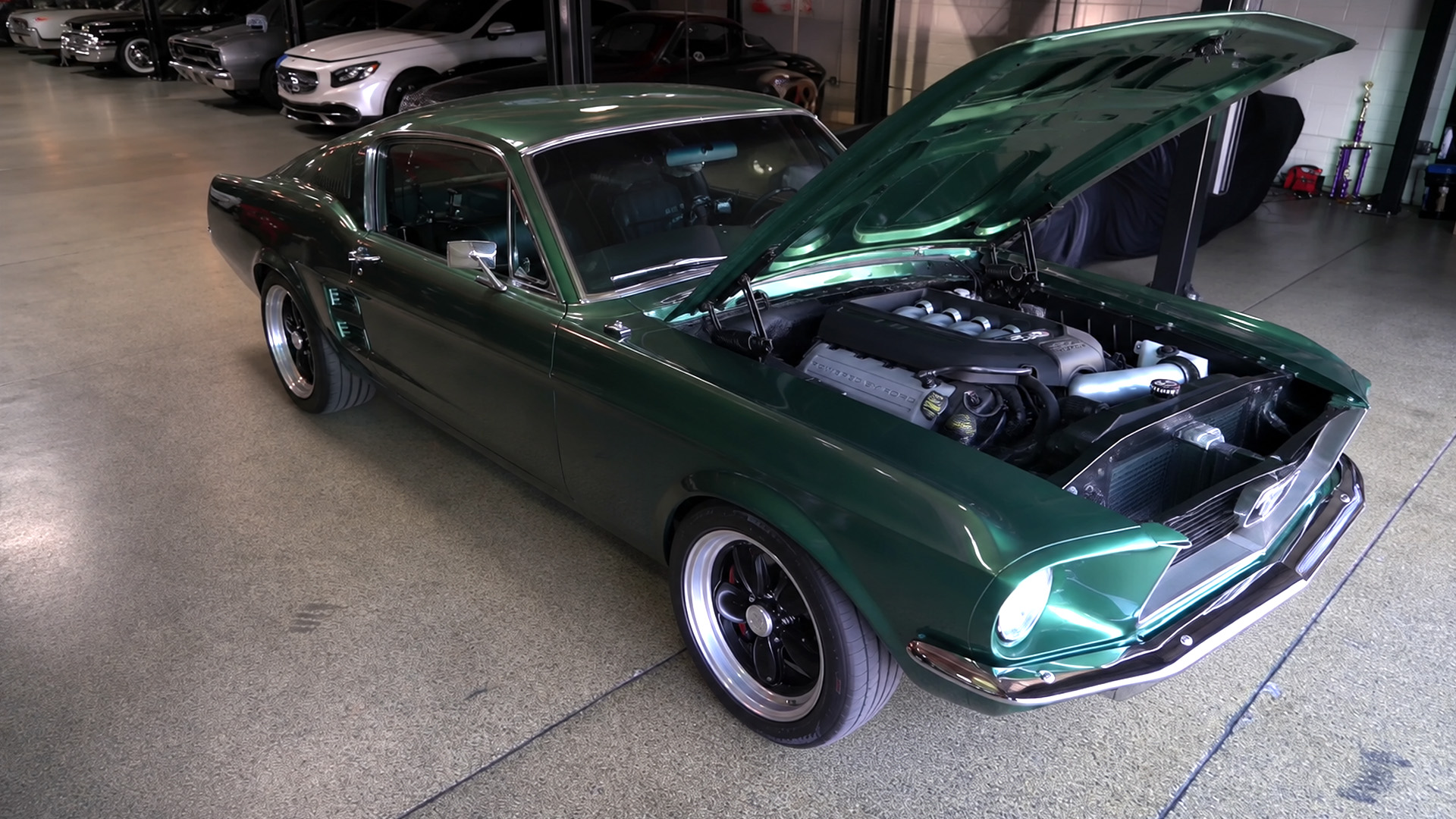 437 WHP Coyote V8 swapped '67 Mustang Fastback