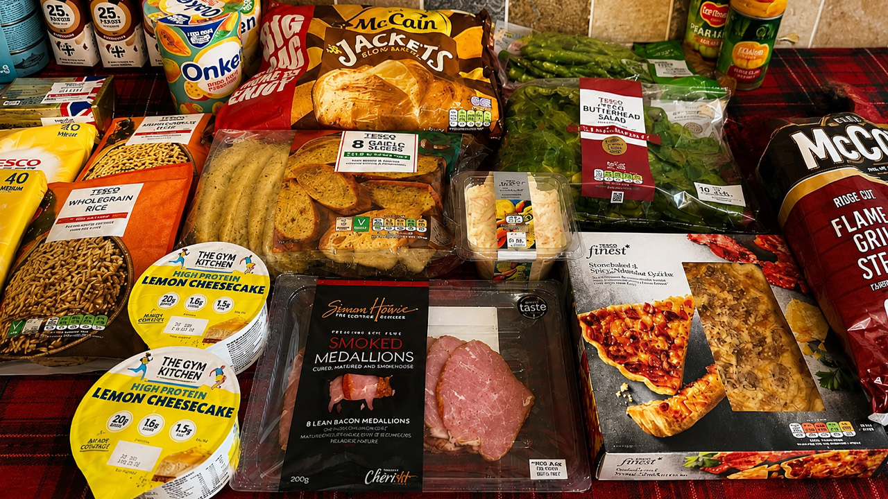 Smart budget grocery haul for a healthy family week
